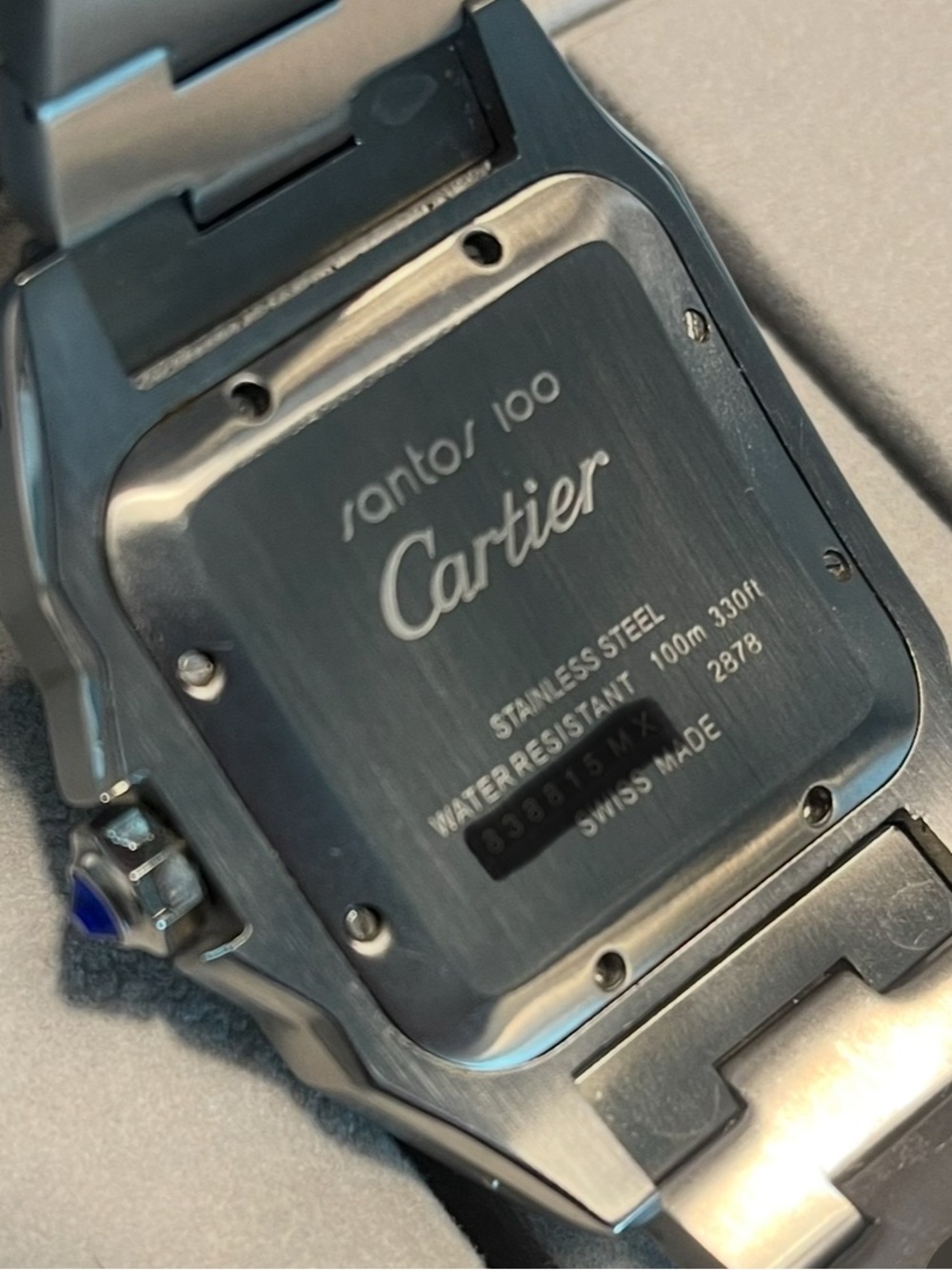 Cartier Men's Silver Stainless Steel Watch with White Dial - Picture 9 of 9